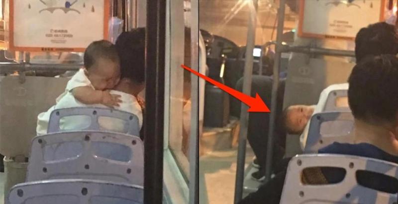 女網友發現「抱嬰兒的爸爸行為詭異」,po網求助卻意外又發現「驚悚的細節」,大家大喊「報警後快逃吧」!