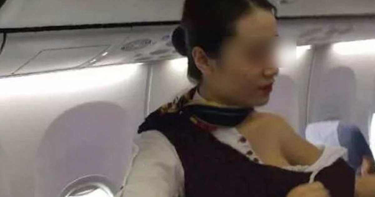 网路疯传空姐遭奥客「撕烂衣服露出胸部」,航空公司终於出来说话了!