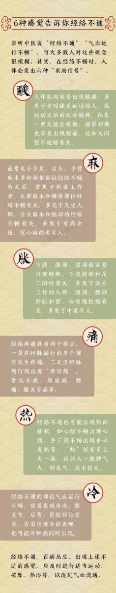 一套「經絡操」疏通全身,6個症狀代表經絡「堵」了