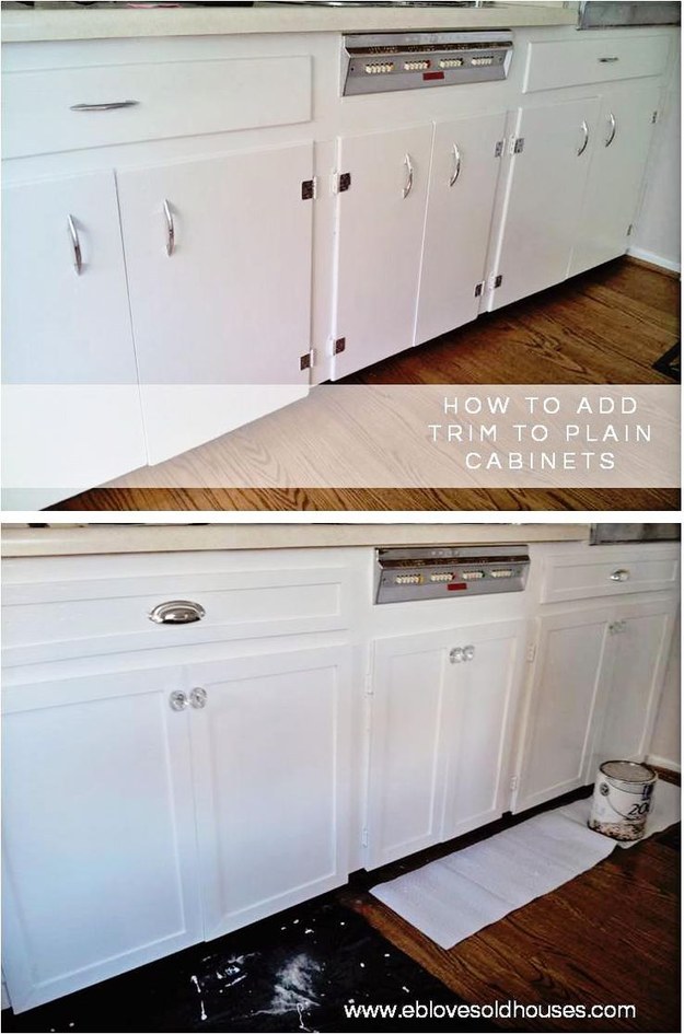 Get instant shaker-style kitchen cabinets.