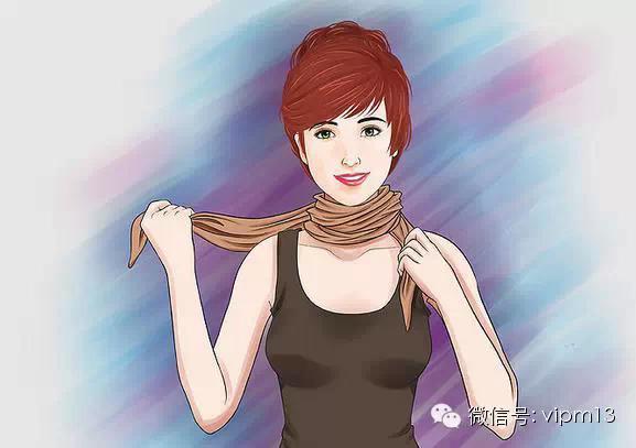 系围巾其实不难，难的是选择一款搭配需要的系法! EZ生活分享