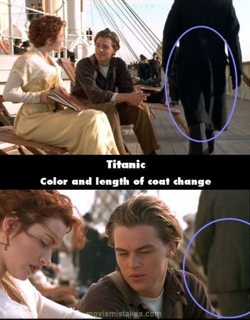 《鐵達尼號》15個穿幫鏡頭終於被曝光了！　蘿絲其實砍中傑克的手…