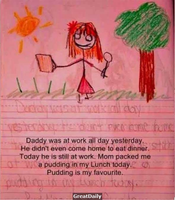 當你看懂這個小女孩的塗鴉日記後，你會覺得異常恐怖！