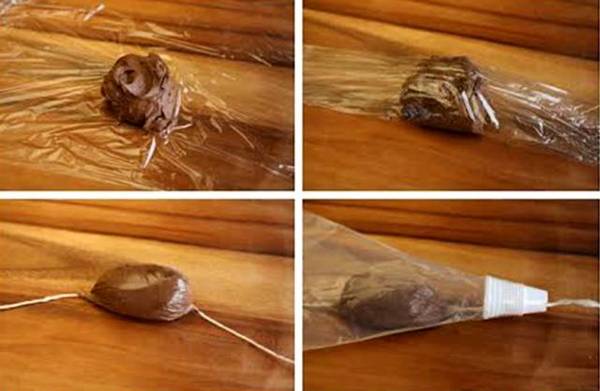 厨房篇 ▼ 香蕉保鲜 用保鲜膜将香蕉的尾处裹住, 可以使它存放的