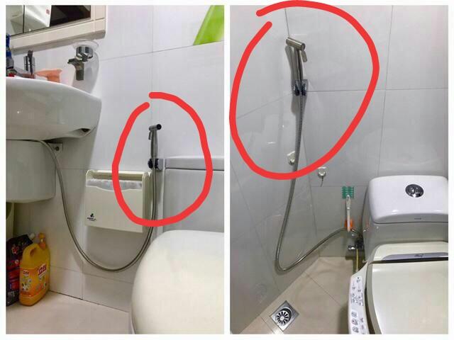 很多泰國酒店衛生間都有一個軟管噴頭，妹子知道其作用後羞紅了臉