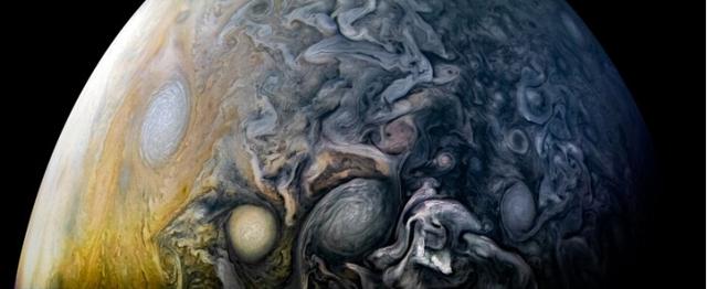 美國宇航局朱諾探測器拍攝的最新木星照片曝光