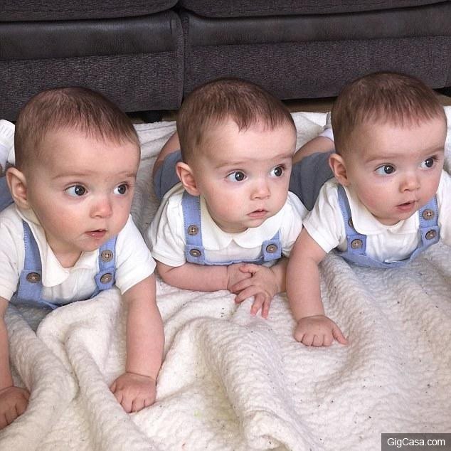 這位媽媽竟誕生這機率兩億分之一的奇蹟！罕見三胞胎基因完全相同...讓人傻傻分不清啊~