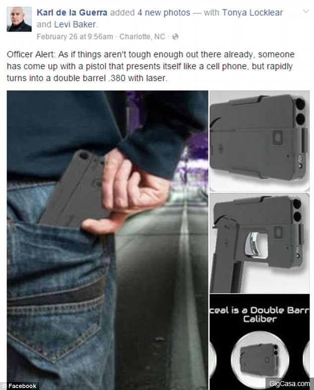 注意！當你看到有人從口袋裡掏出這種「手機」，立刻遠離現場並且報警處理！別拿自己的性命開玩笑！