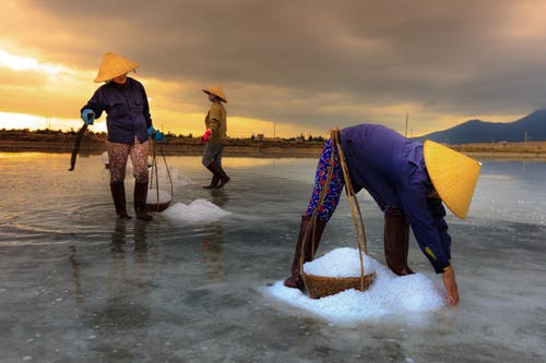 Women Making Salt