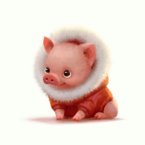 ArtStation - Lil piggy dude , Lynn Chen