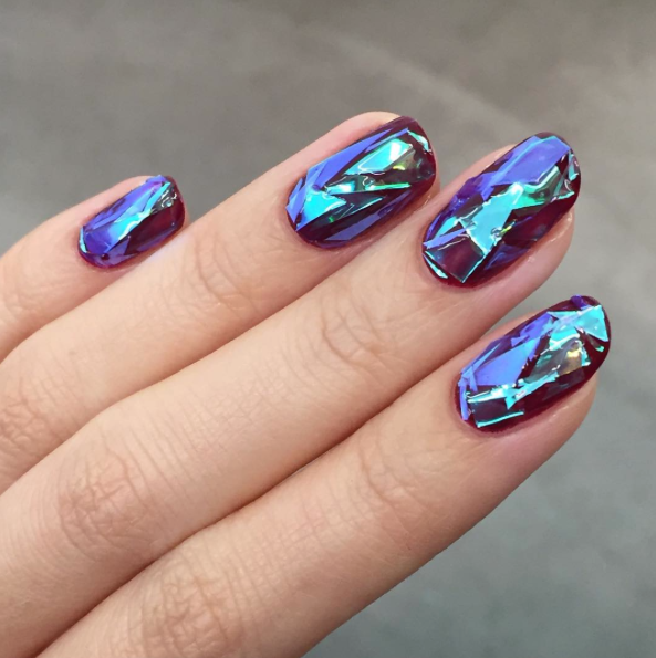 Then get ready to become OBSESSED with glass nails.