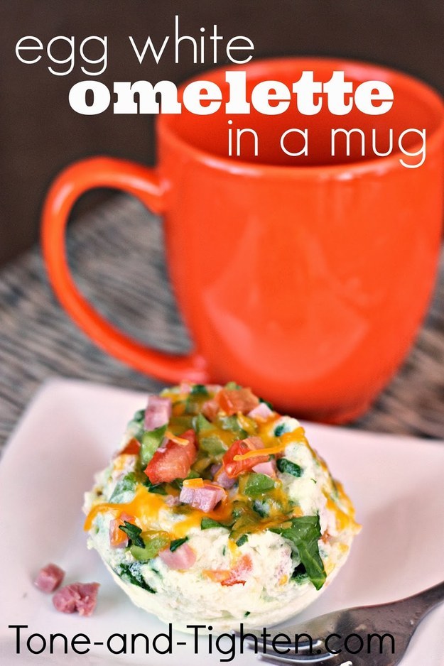 Egg White Omelette in a Mug