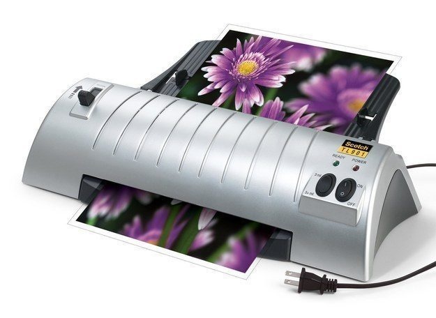 An at-home laminator for the business people who always need to make their documents look more official.
