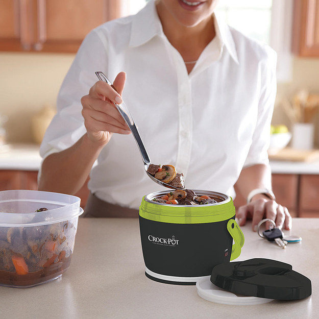 A portable Crock-pot for the people who are always bringing food to gatherings and pot lucks. 