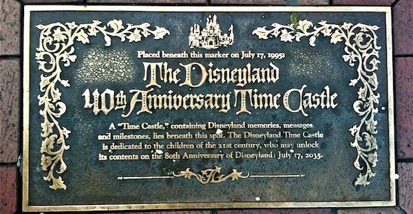 A time capsule was buried in front of Sleeping Beauty’s Castle on July 17th 1995 and will be opened 50 years later in 2045.</p><br /><br />
<p>Via Business Insider