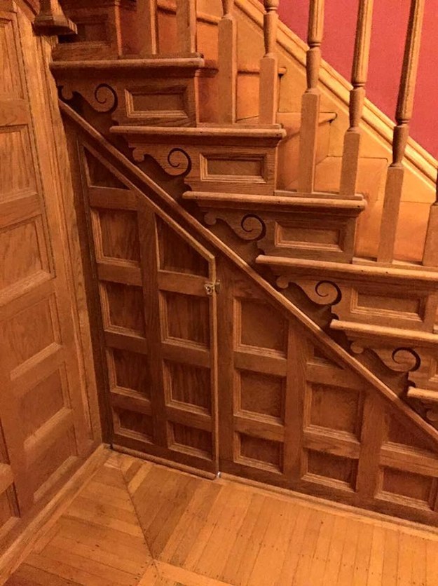 When children's librarian Courtney Bonnet moved into a new Pennsylvania home with her family, she noticed a cupboard under the staircase.