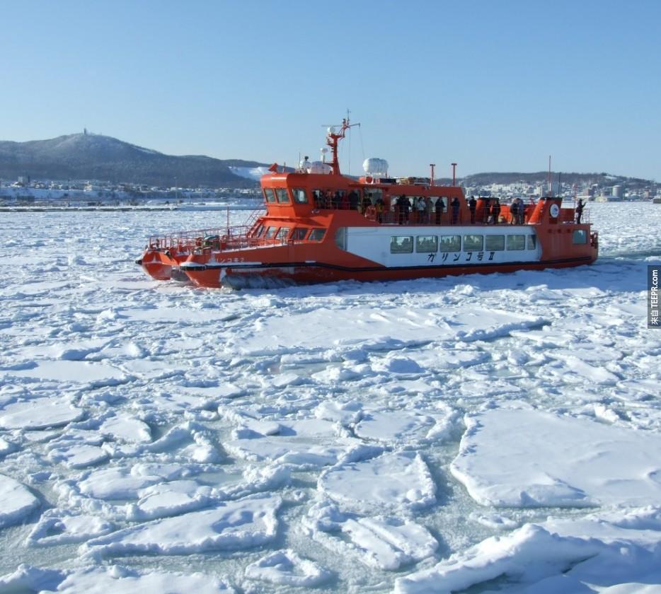 北極圈的破冰船尋航：北極海(Arctic Ocean)