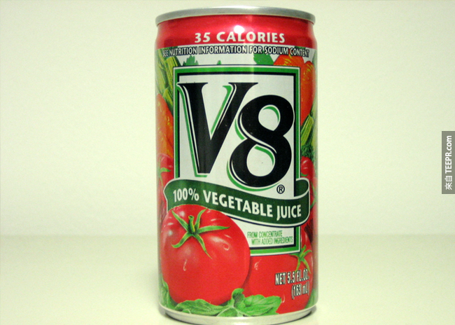 16. 番茄汁：番茄汁可以提供你維生素、礦物質和所需的水份。<BR><BR>
