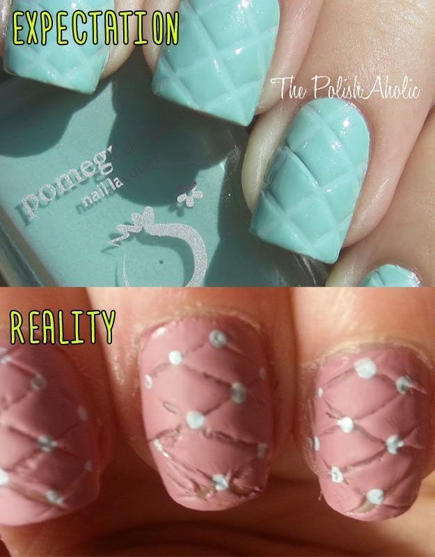 She made a gross manicure look even grosser, and that's quite the achievement.