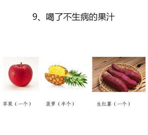 9種果汁：美白、潤肺、排毒、抗衰老、抗病毒，越喝越美哦！