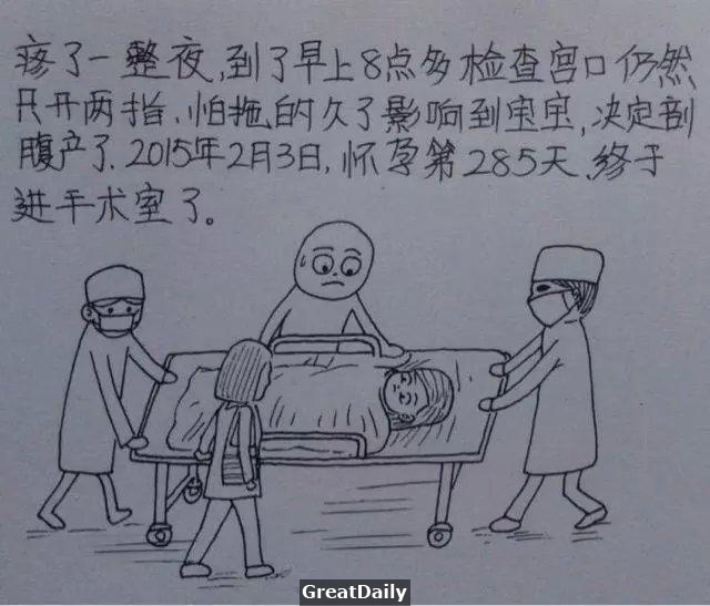 一個男人用漫畫描繪出老婆從懷孕到生產的所有細節，感動到哭了！這一定是個好男人啊！