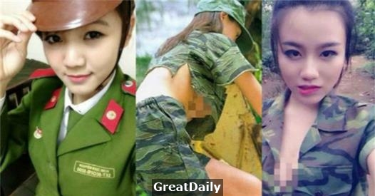 越南女兵竟然都不穿內衣！一個比一個還美麗香艷，沒想到她們是為了要「這樣」做，才會……太邪惡了！