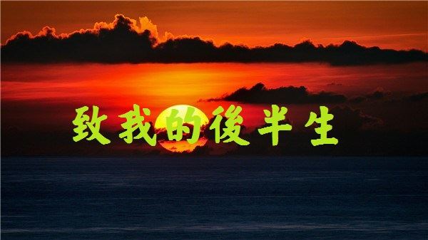 致我的后半生