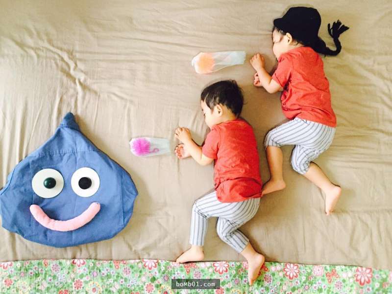 ▼妹妹是个超厉害的魔术师,哥哥醒来看到这一幕会吓哭吧.