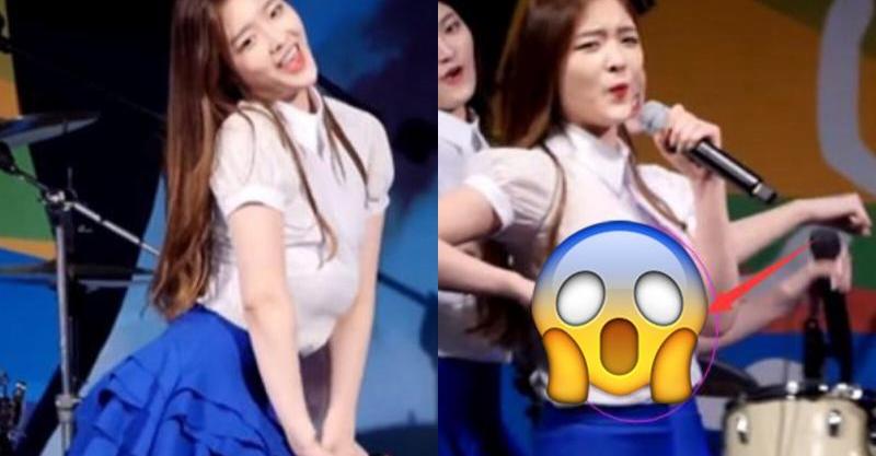 韩国女团在跳舞时「胸部突然滑到肚子上」,观众直接看懵了 ezp9 生活