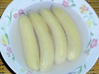 香蕉炖冰糖图片