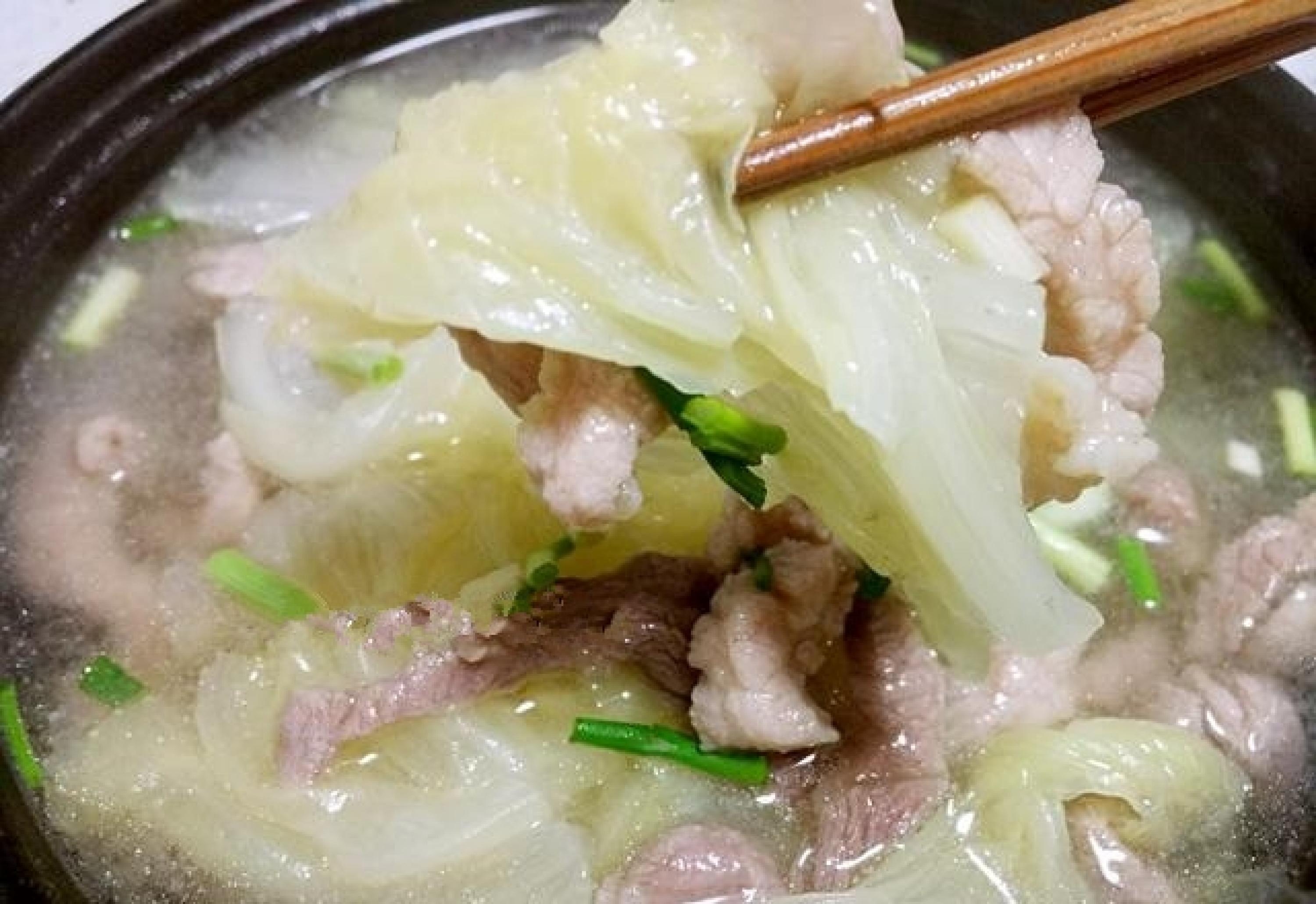 猪肉白菜豆腐汤图片