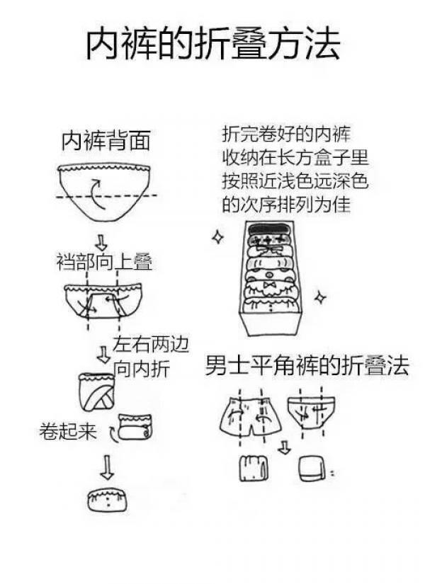 让衣物收纳 更整齐更省空间的叠衣服小窍门, 赶紧学起来!