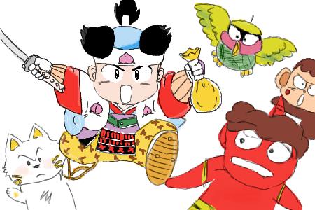 大家别小看了桃太郎只是童话故事,它不仅被翻拍成动画和电影