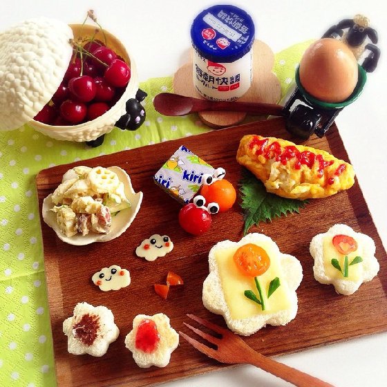 吃早餐也可以童話風！「夢幻花朵吐司」簡單自製法美味公開