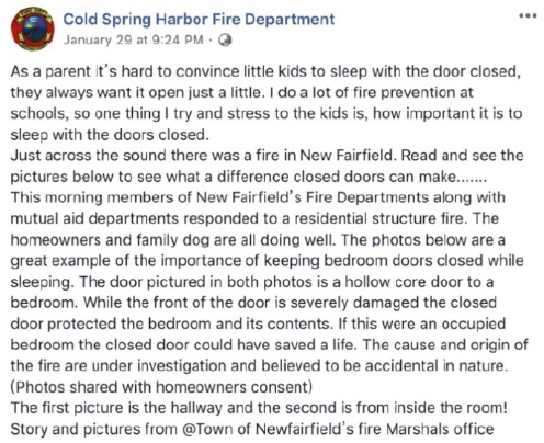 火災不能往上跑嗎？專業消防員告知「門才是關鍵」讓網友超震驚...：真的漲知識了