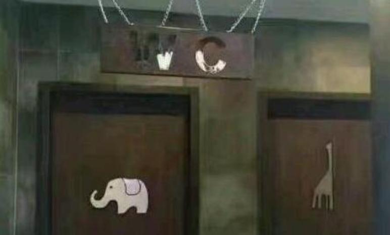 日本旅遊，上廁所標識「大象和長勁鹿」如何區分？跑錯才尷尬