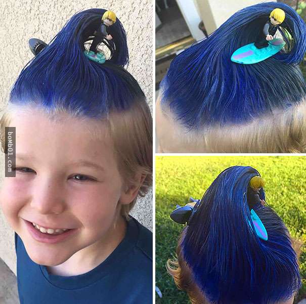 27個小孩要求爸媽設計的「沒有最瘋狂，只有更瘋狂」搞怪髮型！