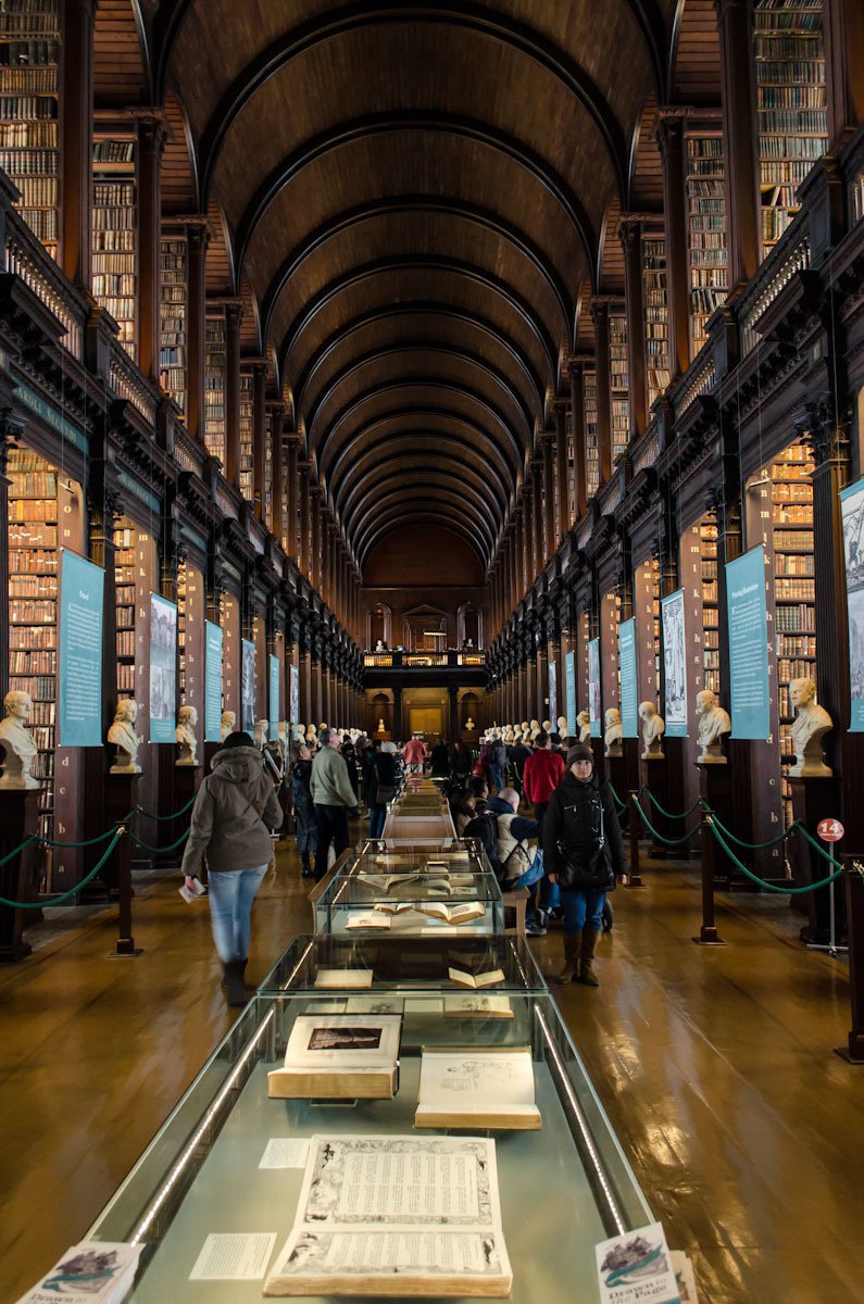 都柏林聖三一學院圖書館 (Trinity College Library), 愛爾蘭 (Ireland) 都柏林 (Dublin)