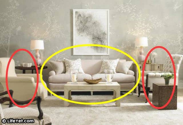若是把客廳沙發擺放成這些形狀，再有錢都準變窮，有錢人都知道