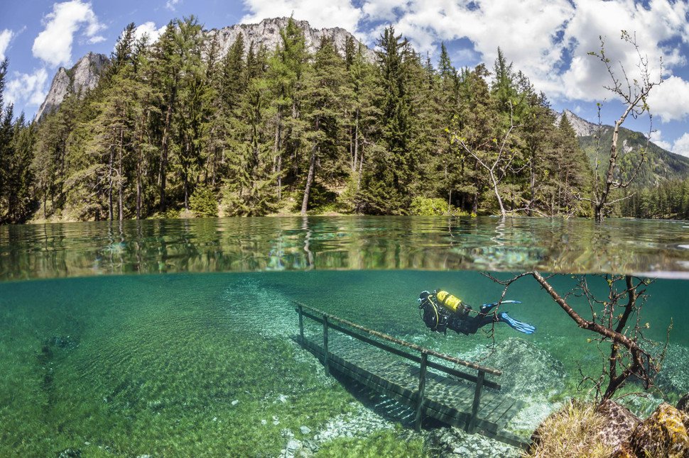 奧地利 綠湖 Green Lake in Austria