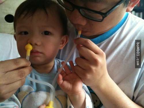 一張衛生紙！日本媽媽的「1分鐘幫寶寶吸鼻涕方法」　不用吸鼻器也不會脫皮
