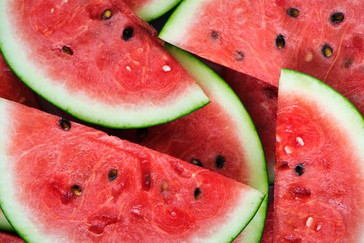 Close-Up Photography of Sliced Watermelons