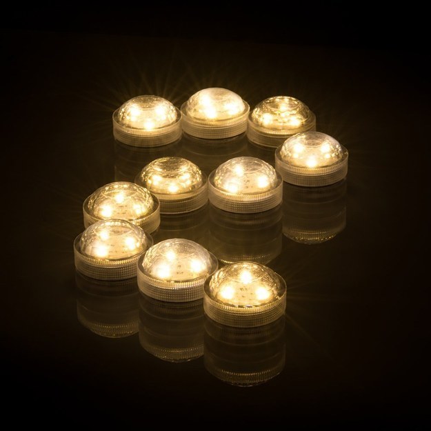 Or try these submersible waterproof faux candles instead.