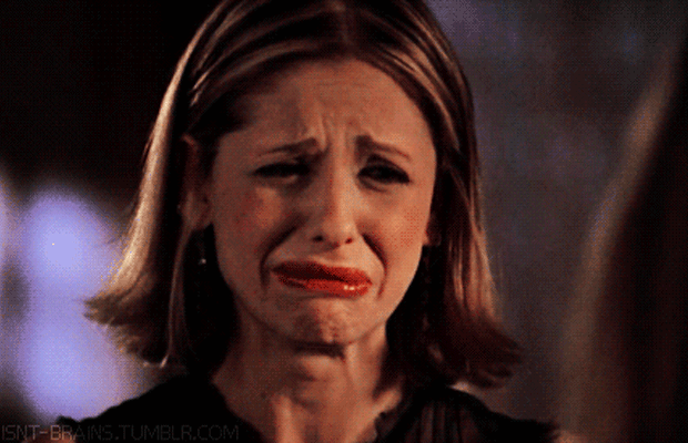 sad crying buffy the vampire slayer sarah michelle gellar please