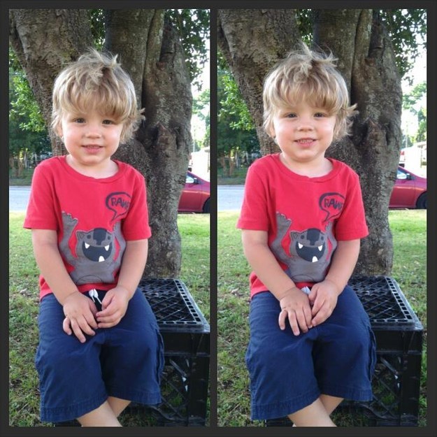 Henson told BuzzFeed News that while they were shopping he kept suggesting different costumes but Caiden was stubborn. "You know toddlers, they're very fickle," Henson said.