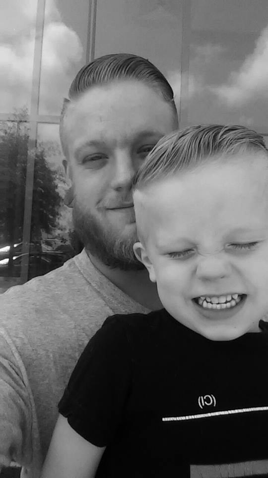 He said that his parents raised him to be himself and that's all he wants for Caiden.