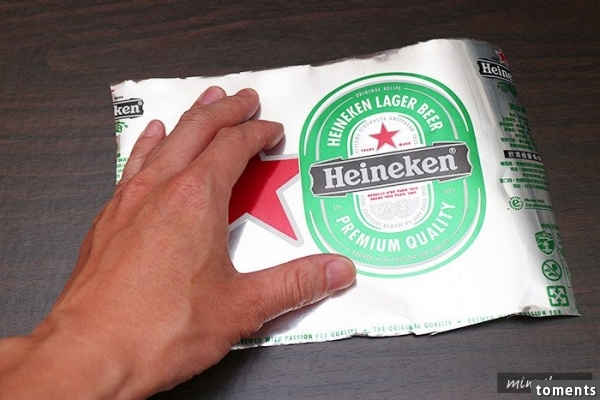 超好看！喝完的啤酒罐別丟！教你簡單DIY最潮 Heineken手機殼~也可以用可口可樂喔！