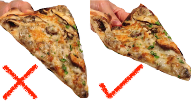Eating Pizza