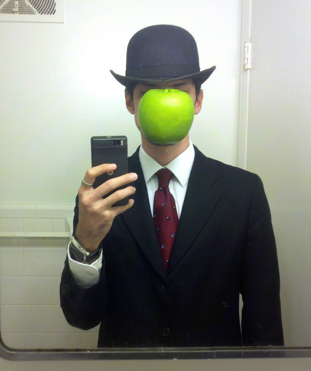 Magritte's "The Son of Man"