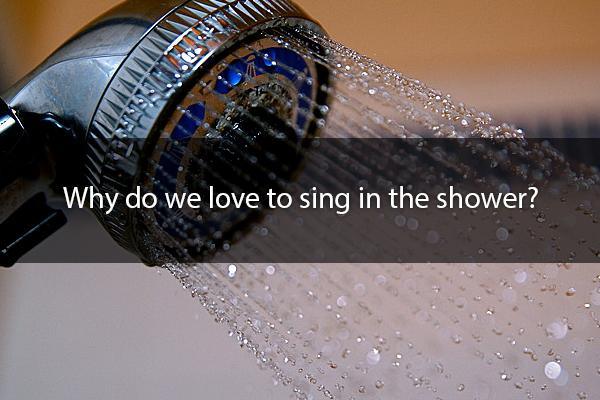 The reasons why you uncontrollably sing are more based on theory. People feel relaxed and comfortable in the shower and they're also alone (well, sometimes). When your body is physically comfortable, you become for mentally comfortable making you more apt to sing. Another theory is that everything surrounding you creates a great acoustic environment that makes your voice seem fuller.